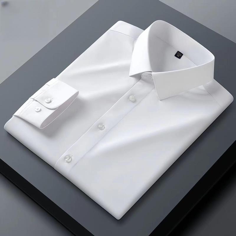 

Patova Men s Mulberry Silk Blend Long-Sleeve Non-Iron Shirt 42