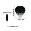 LED Light-Up Bakelite Guitar Pick with Replaceable Battery for Fingerstyle Players