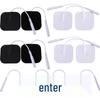 5x5cm Needle-Type Physiotherapy Electrode Pad with Lead Wire - Non-Woven Gel Patch Massager