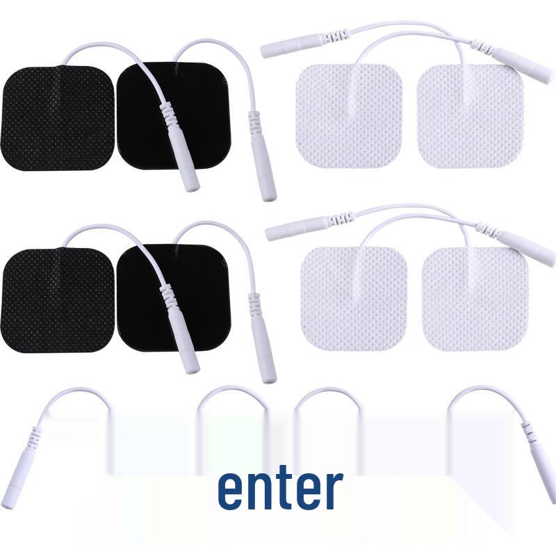 5x5cm Needle-Type Physiotherapy Electrode Pad with Lead Wire - Non-Woven Gel Patch Massager