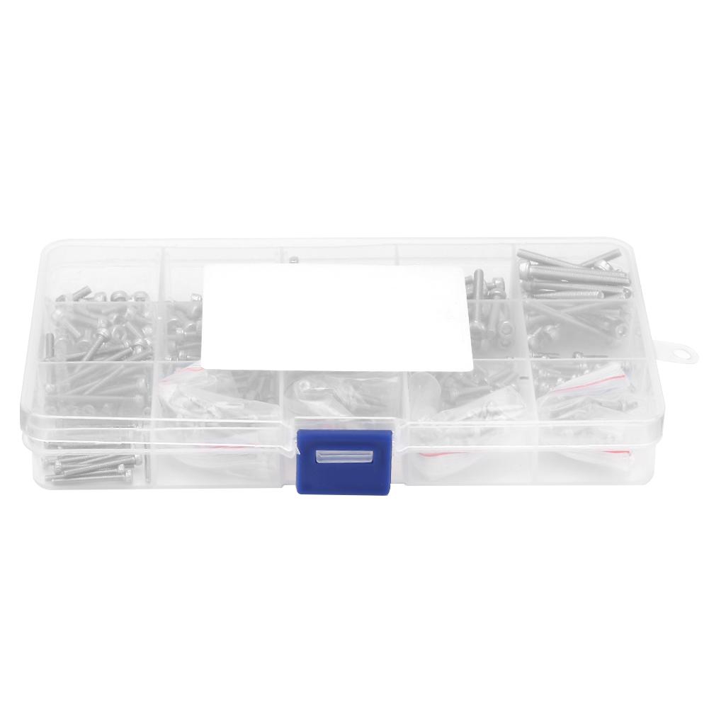 

300 шт. M2 M2.5 M3 шестигранный гнездо нержавеющая сталь SS304 болты набор ассортимент