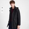 Navigare Men's Hooded Waterproof Mid-Length Outdoor Jacket
