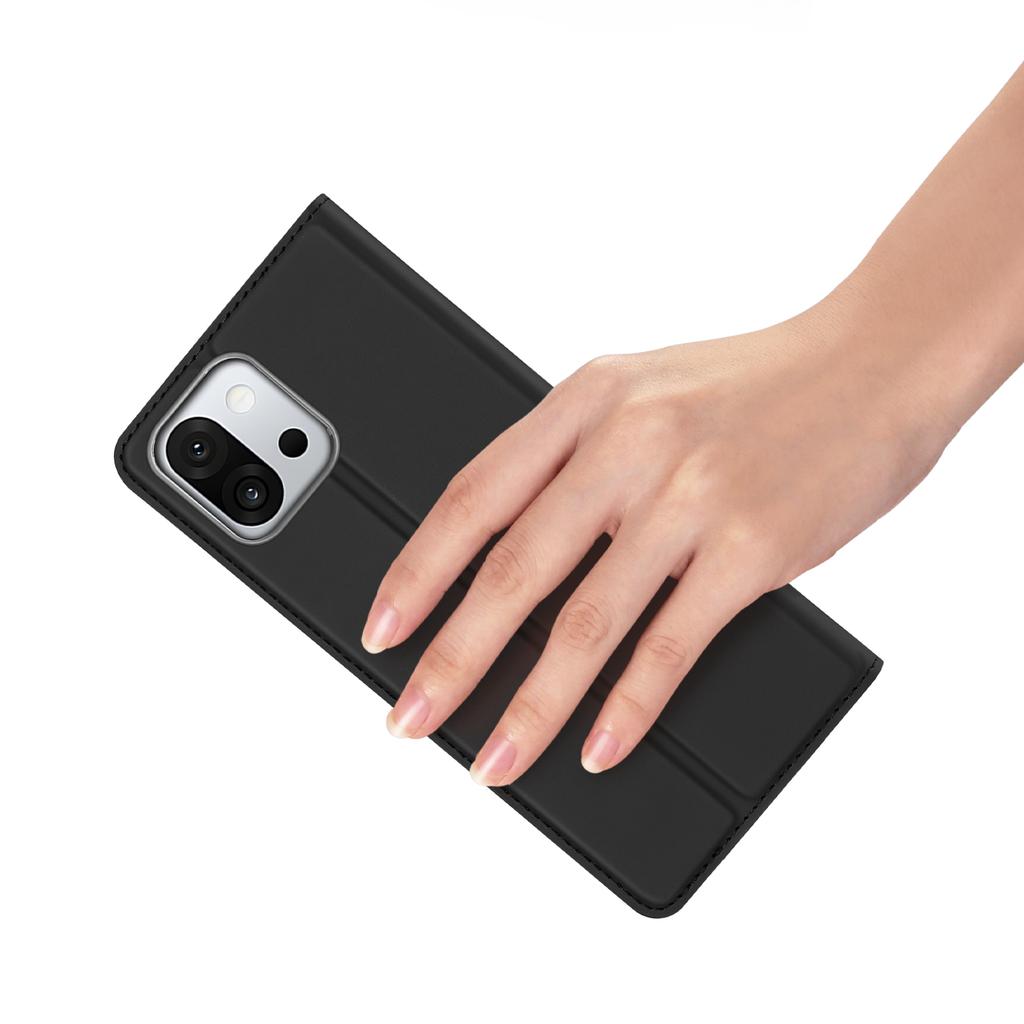 For OnePlus 13s 5G/13T 5G Case DUX DUCIS Skin Pro Series Leather Stand Cover Card Holder