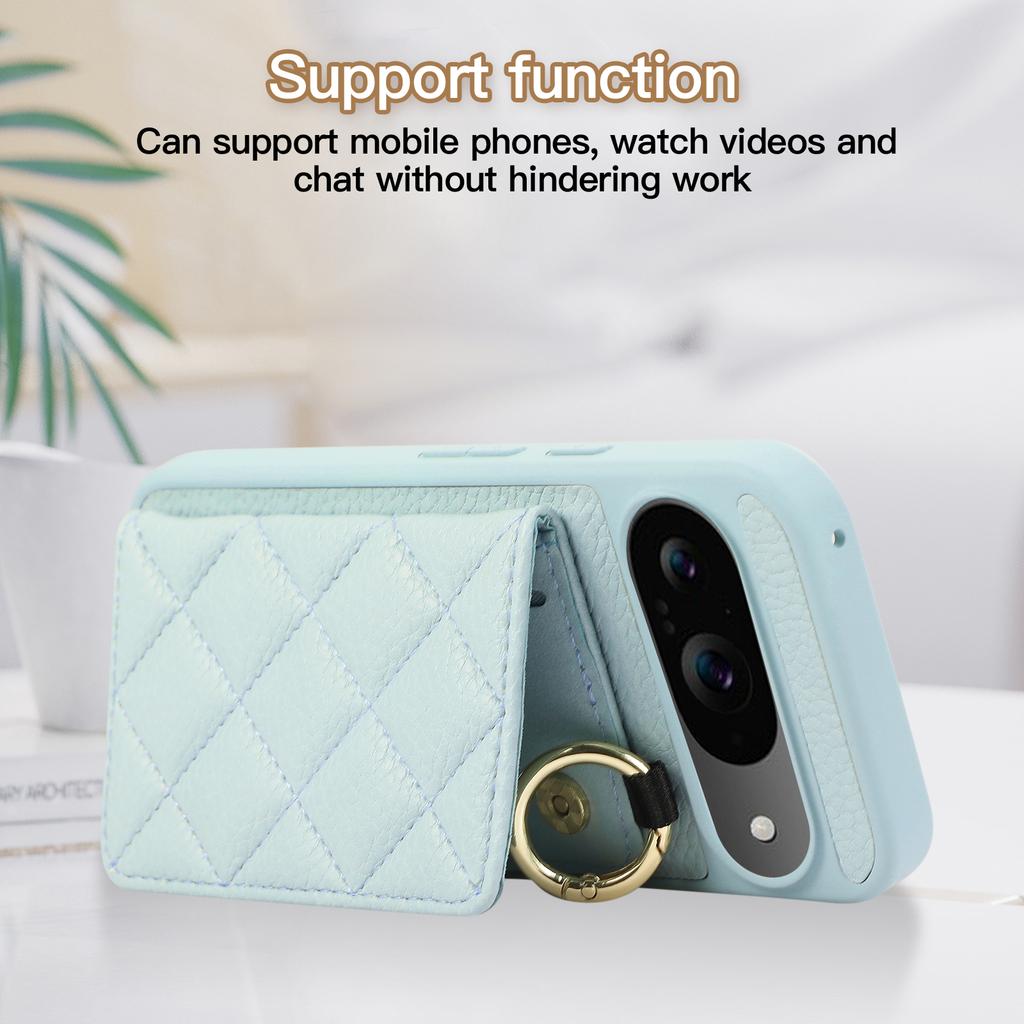 Crossbody Wallet with Card Holder Phone Case For Google Pixel 9 Pro XL 8A 7A 9A Pixel8Pro Lanyard Wrist Strap Leather Cover