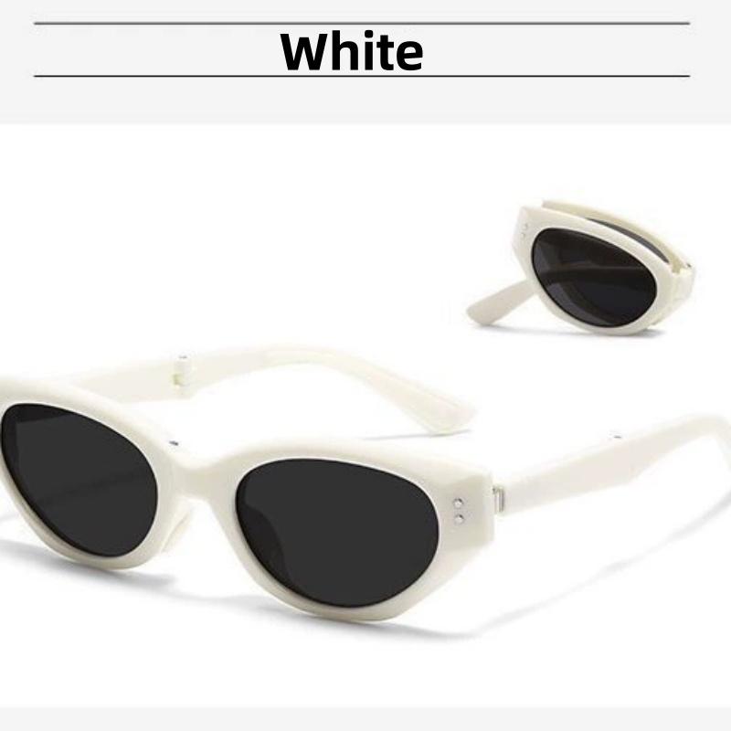 Women's Polarized Foldable Cat Eye Sunglasses, UV Resistant High-end Sunglasses