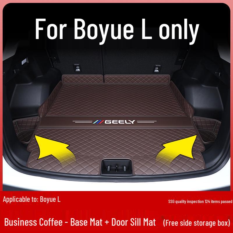 Geely Boyue L 2024 Trunk Mat - Full Coverage Tail Box Interior Decor Fán