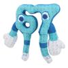 25cm STEAL A BRAINROT Blue No. 67 Plush Toy Cute House Dolls Game Surrounding Blue No. 67 Toys Soft Toys for Kids Birthday Gifts