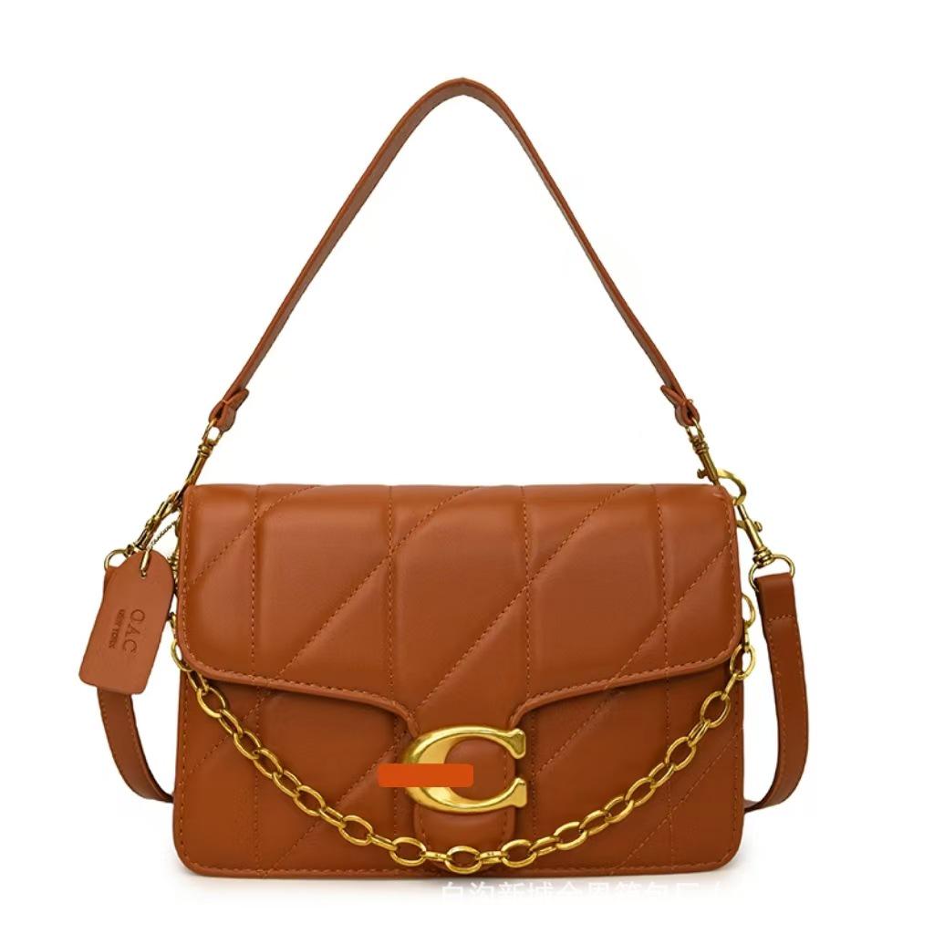 2025 Stylová lesklá taška přes rameno: Všestranná evropská a americká móda pro ženy