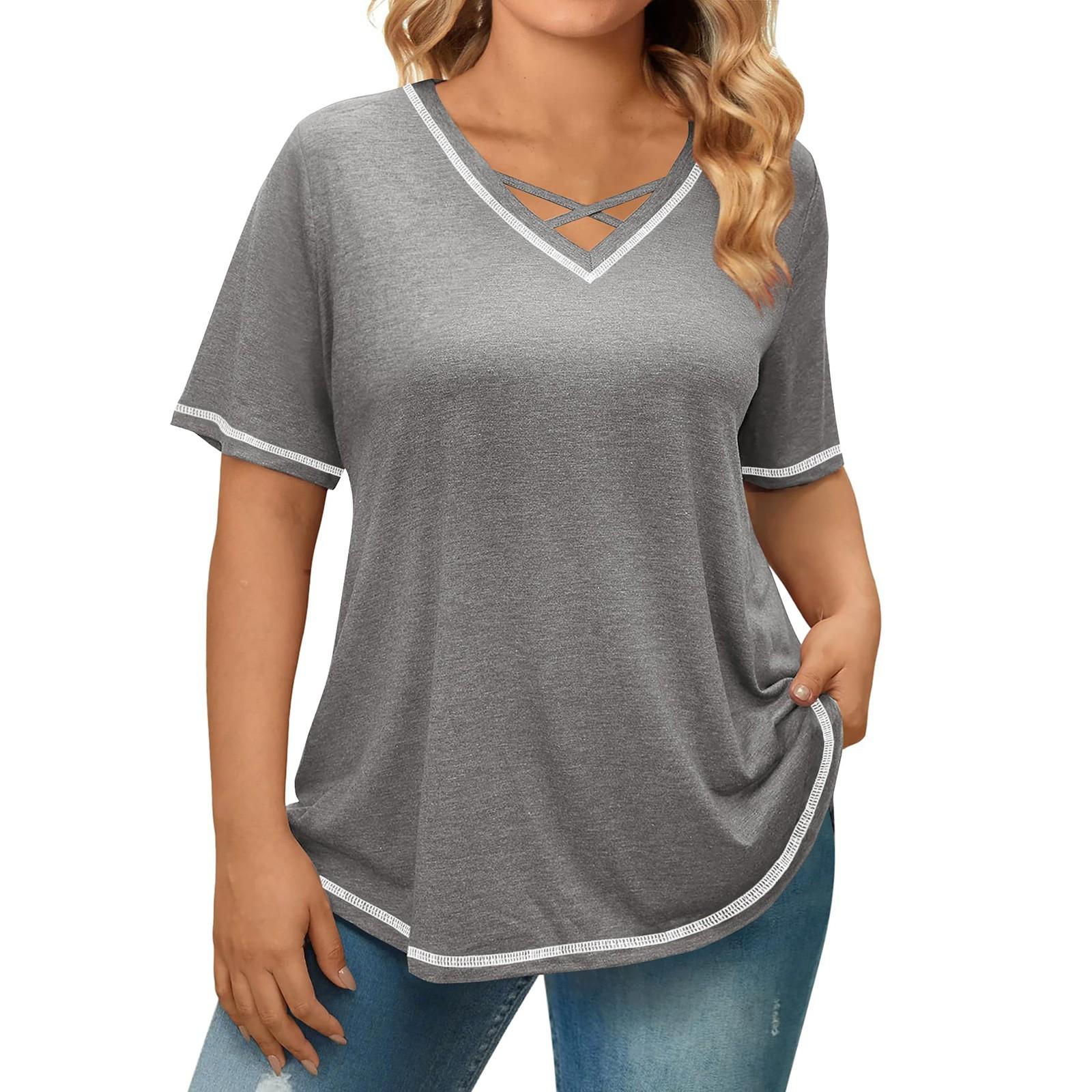 

Жіночі сорочки з короткими рукавами-рюшами, повсякденні вбрання, трендова футболка-топ S бежевий