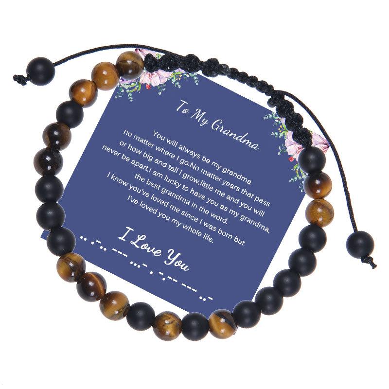 JYL TS Bracelet Viking Symbol  Red Beaded Boosts Courage & Luck