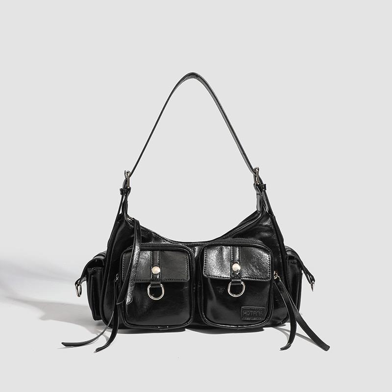 IELGY Ladies Underarm Bag Spring Fashion Casual One-Shoulder Simple Commuter Small Square Bag