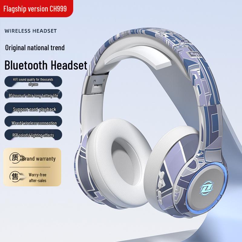 Verbesserte kabellose Bluetooth 5.3 Over-Ear-Kopfhörer für Sport & Esports