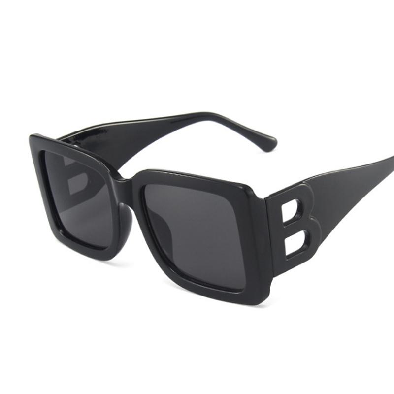 Oversized Square Vintage Sunglasses Fashion Designer Brand Cat Eye Sun Glasses for Women Stylish Oculos De Sol