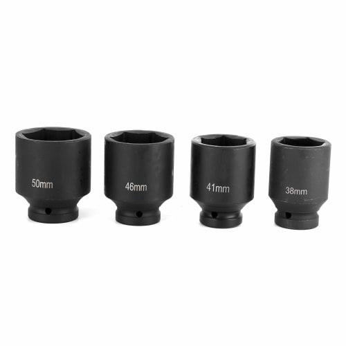 10PCS Metric Deep Impact Socket 3/4 Inch Drive 6 Points Portable Auto Car Tool Set 22-50mm Auto Repair Workshop