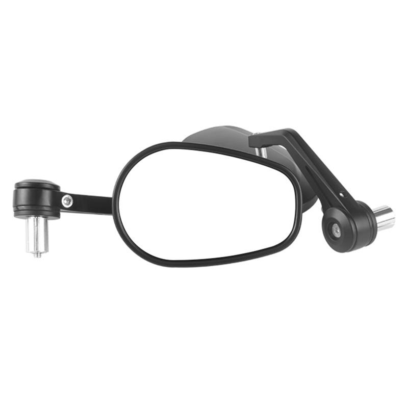 NEW-Universal 22Mm Handlebar Oval Reflector Mirror Accessory For Motorcycle Rearview Enhancement