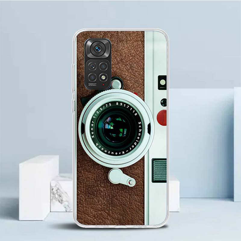 Fashion Classic Camera Lens Cover for Xiaomi Redmi Note 15 14 13 12 Pro Plus Phone Case 14S 11S 11T 11E 10S 10 4G Pattern Shell