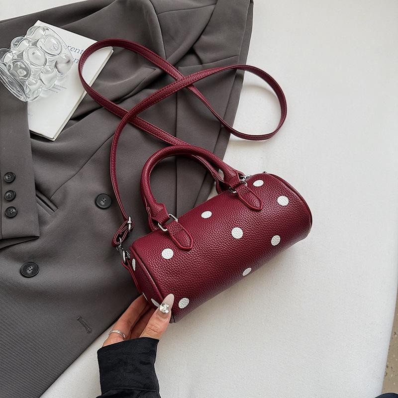 Handbag Small Shoulder Bag Women's High-end Polka Dot Niche Pillow Bag Crossbody Bag