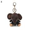 Mini Elephant Plush Stuffed Doll Pendant Keychain Key Chain Holder Bag