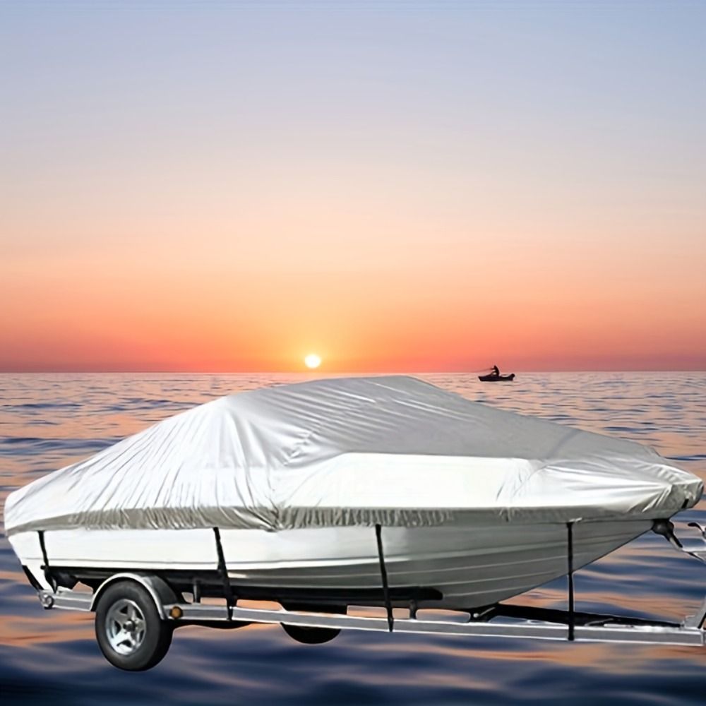 V-shaped V-shaped Yacht Cover Anti-UV Waterproof Boat Cover Ship Body Protective Cover  Outdoor