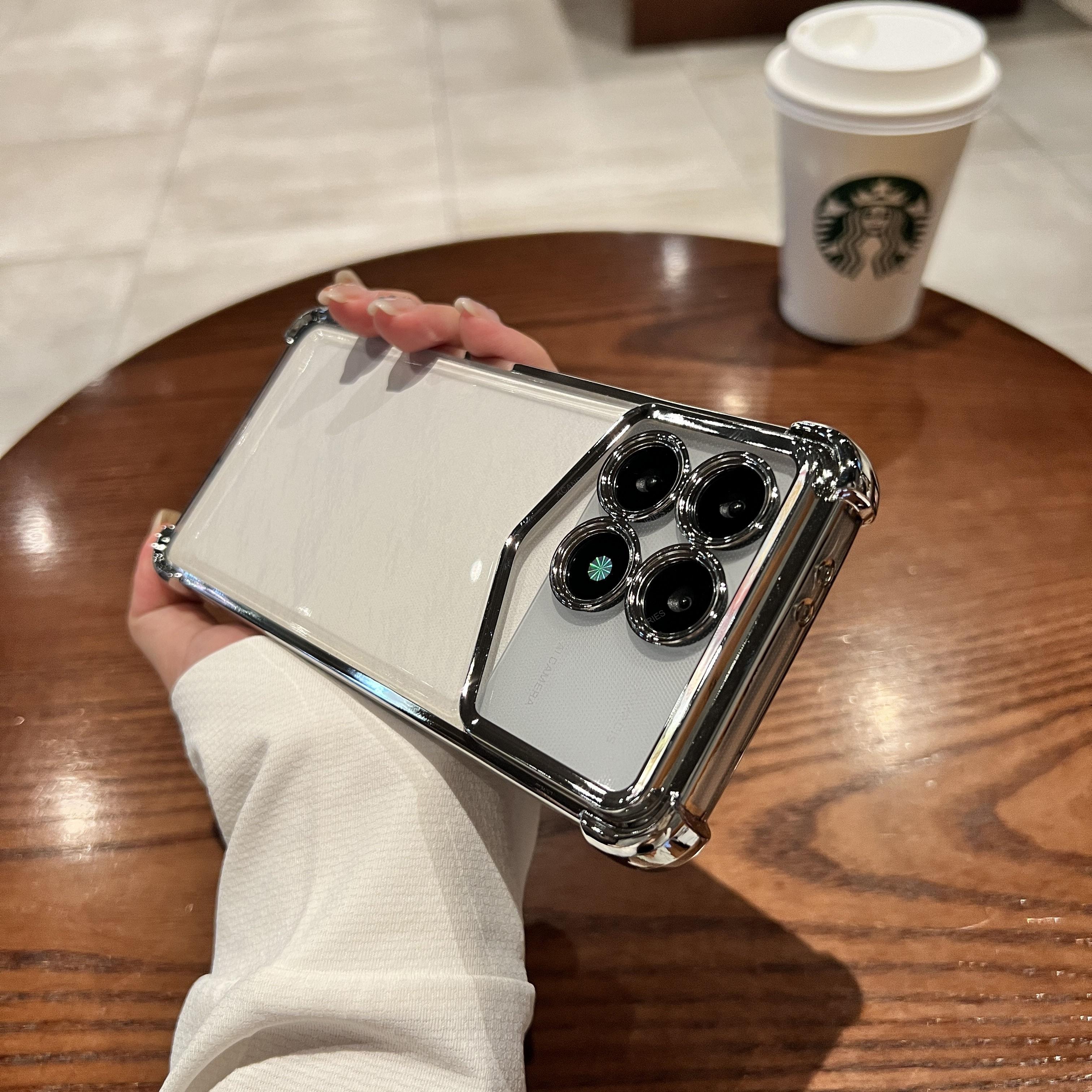 

Мягкий силиконовый чехол с четырьмя углами и утолщением для Xiaomi Mi Poco X6 Pro X3 Nfc X5 F6 F5 F3 M6 M3 F6pro 5G M6pro Cover X 6 3 For Mi Poco X6 Pro серебряный