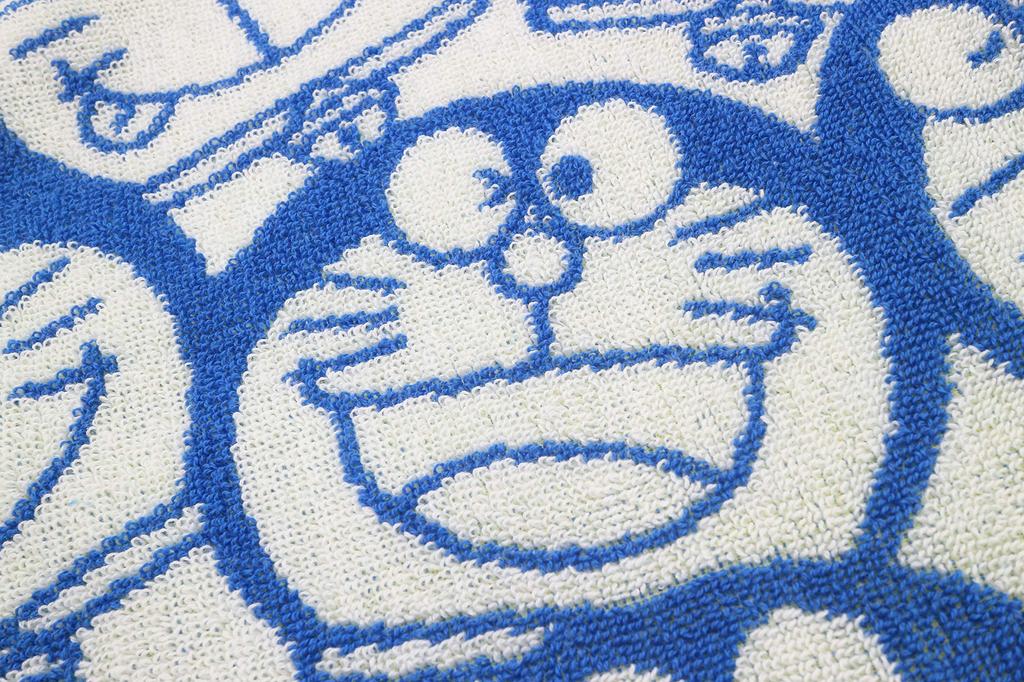 Marushin Mini Rolling 2805011700 "I'm Doraemon" Towel, 25x25cm, Face, 100% Cotton, Mother's Day, Birthday, Gift,