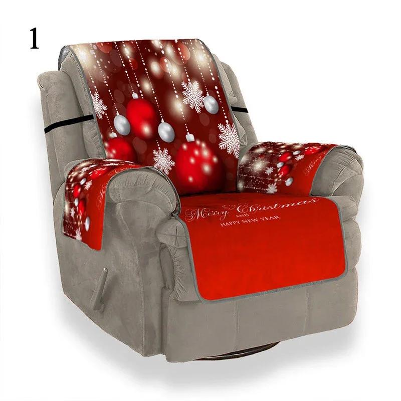 Christmas Decor Festive Living Room 1/2/3/ Seater Sofa Slipcover 3D Digital Pattern Couch Mat Sofa Covers Dropshipping