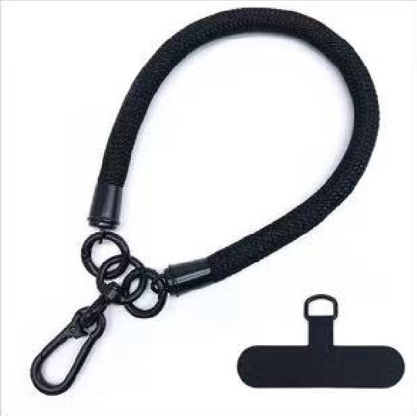 Luxury Phone Wrist Strap 10mm Diameter Lanyard Anti-loss Short Rope USB Keychain Hanging Portable Bag Mobile Cover Case Strap