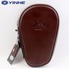 YINHE Genuine Leather Gourd-Shaped Table Tennis Racket Case