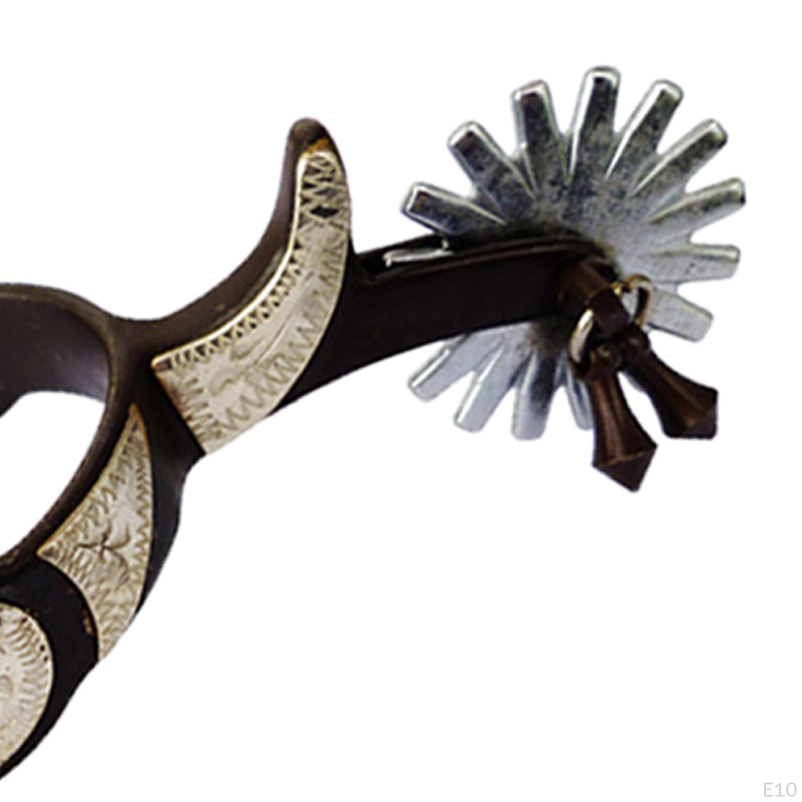 2 антикоррозийных шпоры в западном стиле для оборудования для соревнований Women Silver — фото 6