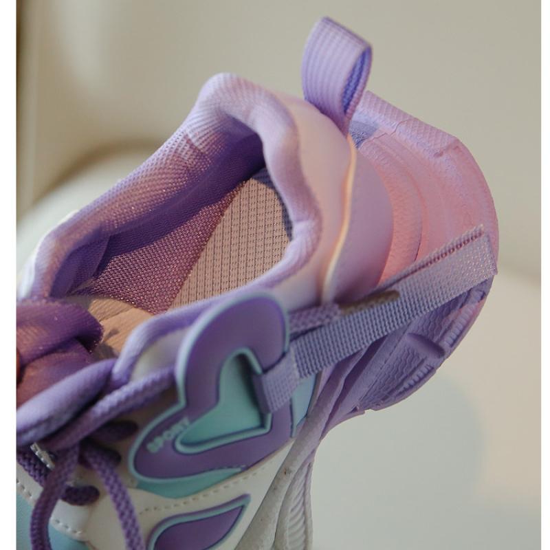 Girls Fleece Warm Comfortable Cotton Fashion Versatile Dad Shoes Single Shoes