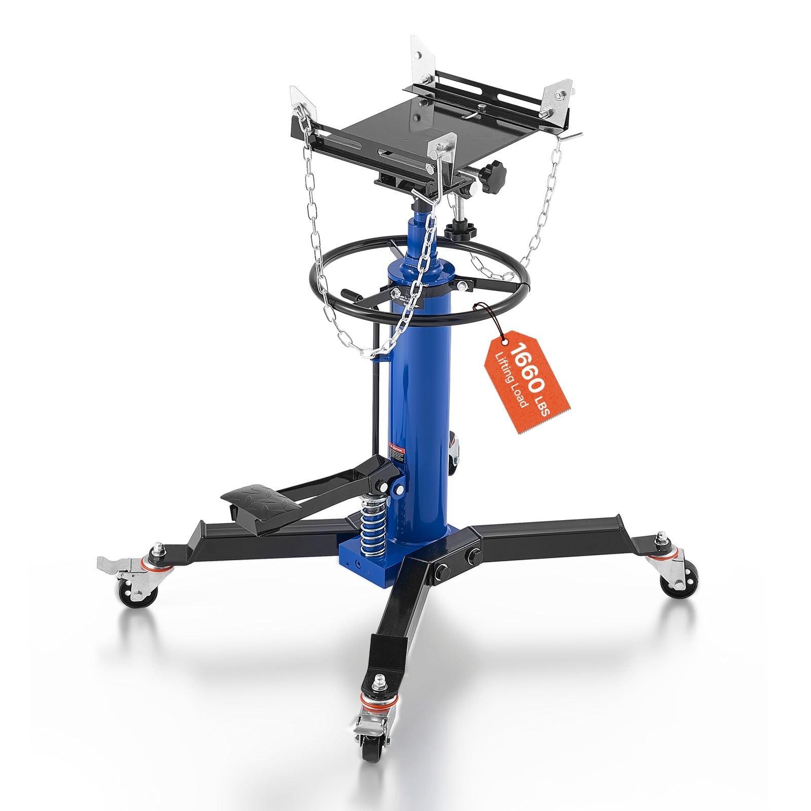 VEVOR Hydraulic Transmission Jack, 1660 lbs