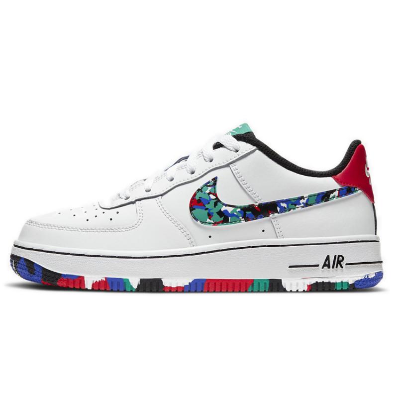 

Nike Air Force 1 Low Crayon White Multi GS Sneakers CU4632-100 35.5