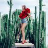 Traje de baño mono ajustado de Color sólido con encaje de hoja de loto sexy de un solo hombro para mujer