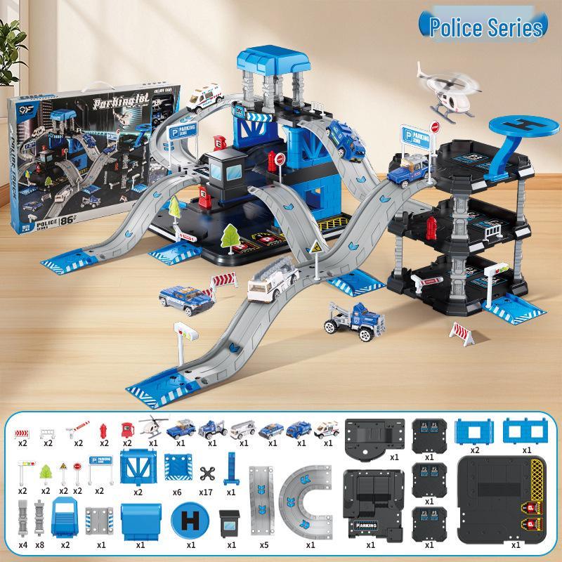 Детский набор «Инженерная трасса и автомобильное приключение» для самостоятельной сборки