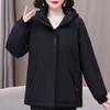 Winter Woman Parkas Hooded Thick Warm Outerwears Loose Women's Coats