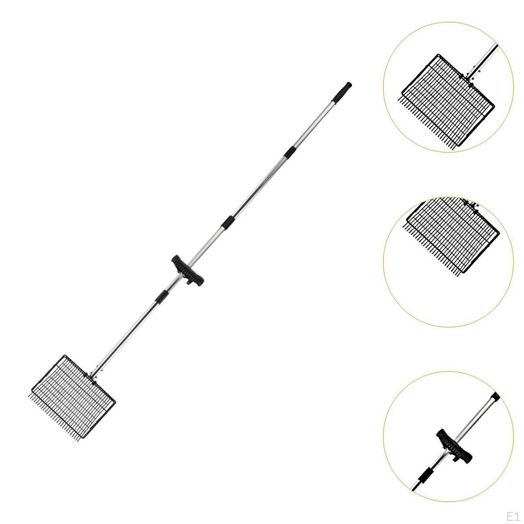 Chicken Poop Er Detachable Design, Manure , Farm Accessories, Long Handle Sturdy Cleaning Tool