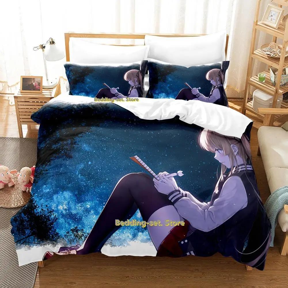 Katou Megumi Bedding Set Single Twin Full Queen King Size Bed Set Adult Kid Bedroom Duvetcover Sets Anime Parure De Lit Bed