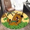 Scooby Doo Money Chair Mat Round Rug Office Carpet, Non Slip, Suitable for Living Rooms, Bedrooms,Decor1205721a