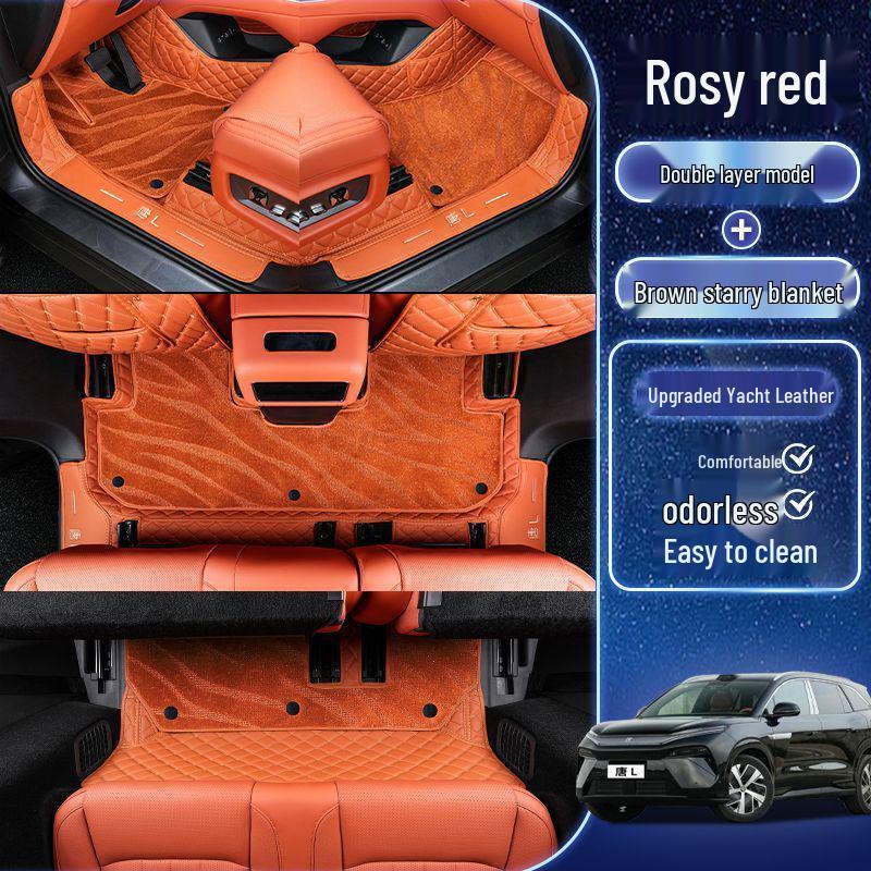 Floor Mats for 25 BYD Tang L Models - Custom-Fit, Modified Interior Mats for Tang L DMI and EV