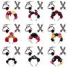 Day of The Dead Headpiece Halloween Costume Accessories Novelty Horror Gloves Set  for Women