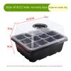 6/12Grids Seed Starter Tray Mini Greenhouse Cultivation Planting Box New Plant Starter Kit  Garden