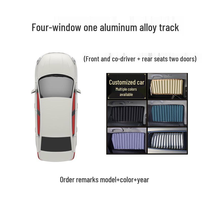 Volvo XC60/XC90/S90/V40/S60L Rear Car Sunshade Privacy Curtains