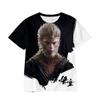 Wukong Cartoon Game 3D Digital Printed Loose Casual T-shirt