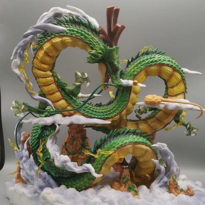Shenlong Şekil Shenron Heykelcik ile Son Goku Heykeli Koleksiyon Model Bebek Süs Oyuncaklar Hediyeler
