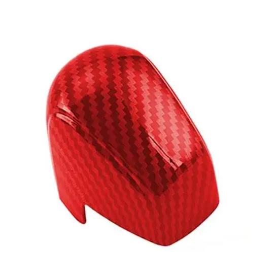 

Car Interior Gear Shift Knob Trim Cover Fit for Lexus RX350 500h 2024 Red Carbon Fiber Texture ABS New