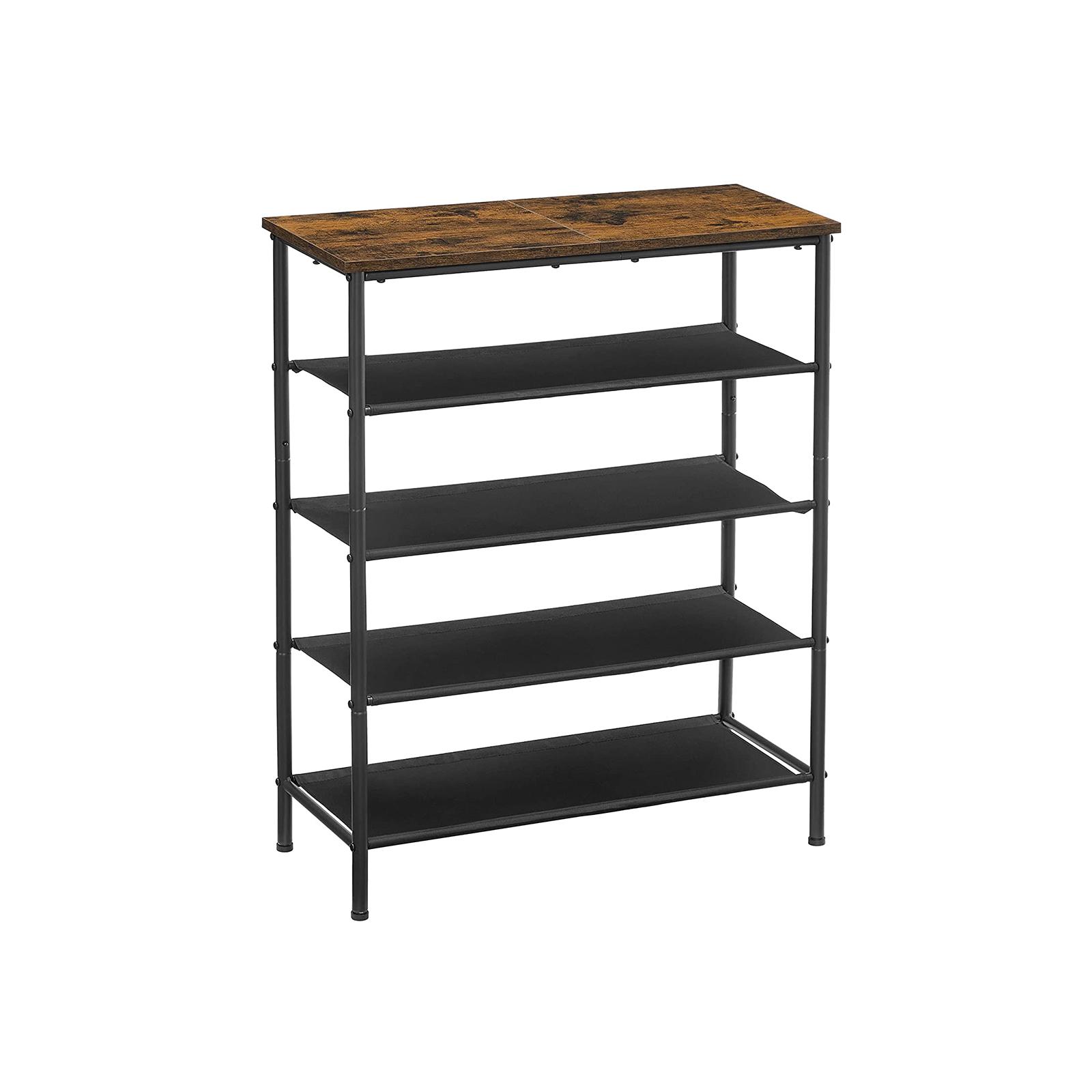 VASAGLE Shoe Rack 5 Tier, Shoe