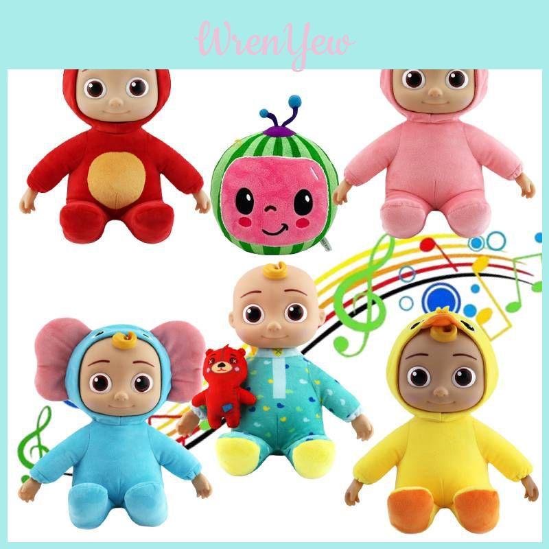 Cocomelon Singing Jojo Cross Dressing Musical Plush Toy