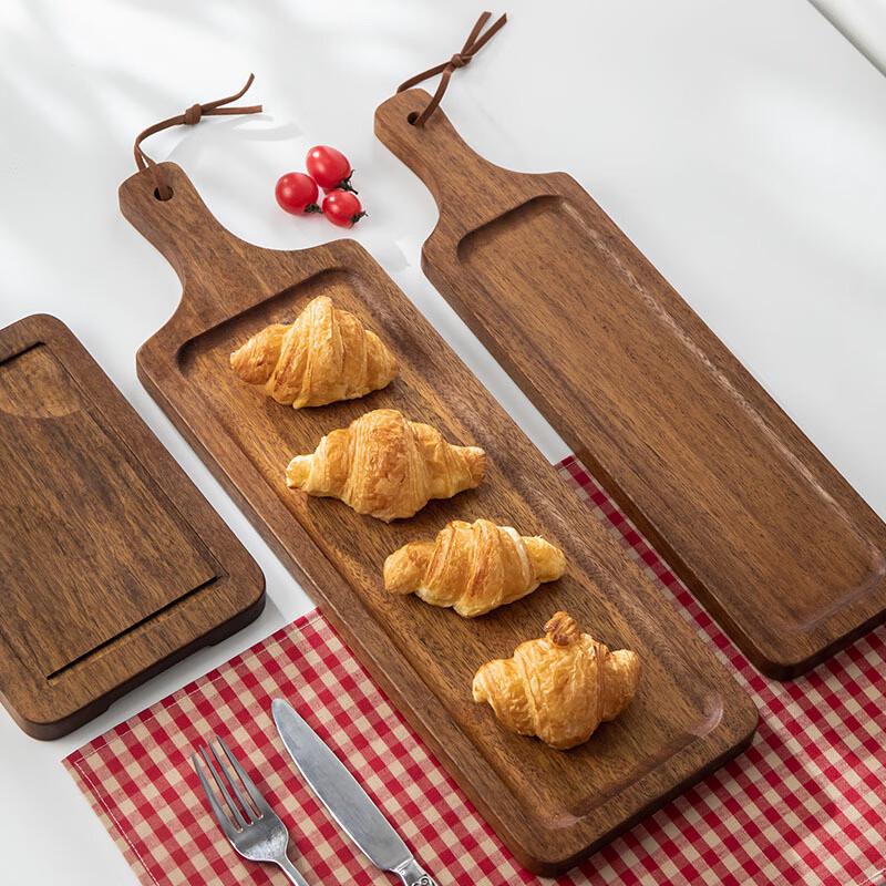Yicang Black Walnut Wood Flat Serving Board