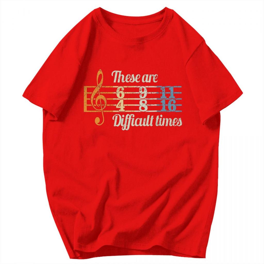 Men T Shirt These Are Difficult Times Christian Fans Gifts Idea Y2K Graphic Tees Unisex Clothes T Shirts