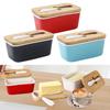 Butter Dish Container Kitchen Accessory Cheese Keeper Storage Box for Household